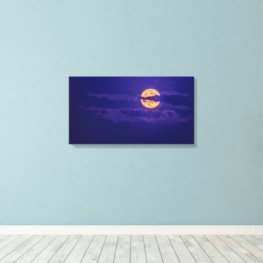 Lila Leinwanddruck (Insitu (Holzboden))