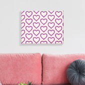 Lila Leinwanddruck (Insitu (Wohnzimmer))