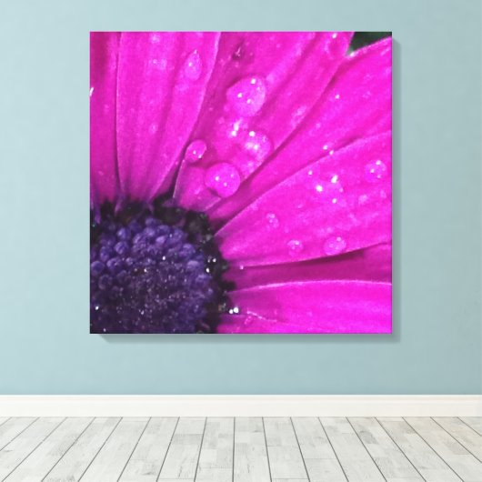 Lila Leinwanddruck (Insitu (Holzboden))