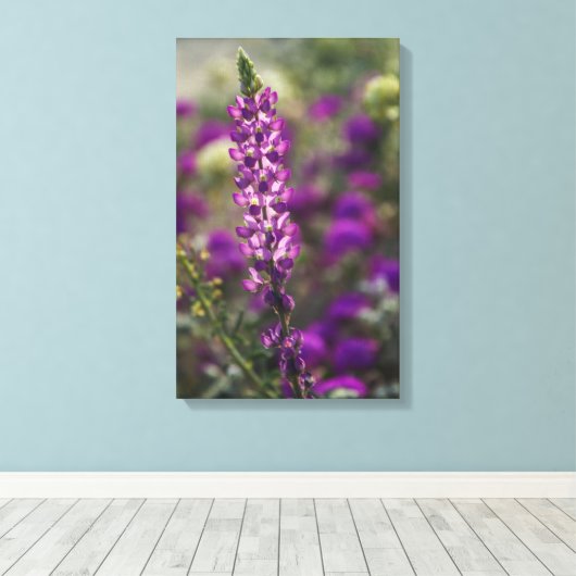 Lila Leinwanddruck (Insitu (Holzboden))