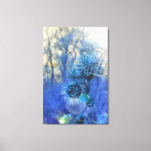 Lila Leinwanddruck (Vorderseite)