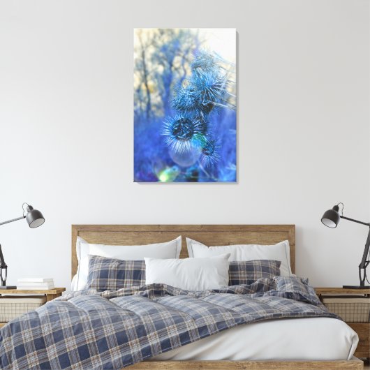 Lila Leinwanddruck (Insitu (Schlafzimmer))