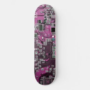 Lila Leiterplatten-Schaltungsdesign für IT-Profis Skateboard