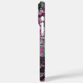 Lila Leiterplattenplatine Case-Mate iPhone Hülle (Rückseite / Links)