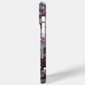 Lila Leiterplattenplatine Case-Mate iPhone Hülle (Rückseite / Links)