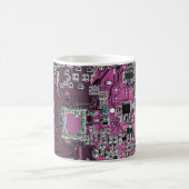 Lila Leiterplattenplatine Kaffeetasse (Mittel)