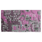 Lila Leiterplattenplatine Kissenbezug (Vorderseite)