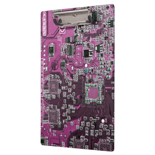 Lila Leiterplattenplatine Klemmbrett (Links)