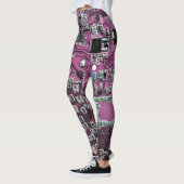 Lila Leiterplattenplatine Leggings (Links)