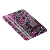 Lila Leiterplattenplatine Magnet (Rechte Seite)
