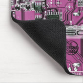 Lila Leiterplattenplatine Mousepad (Ecke)