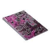 Lila Leiterplattenplatine Notizblock (Rechte Seite)