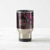 Lila Leiterplattenplatine Reisebecher (Mittel)