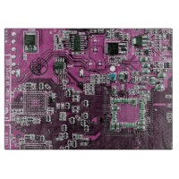 Lila Leiterplattenplatine