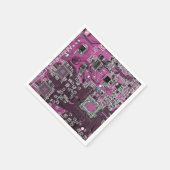 Lila Leiterplattenplatine Serviette (Ecke)