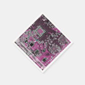 Lila Leiterplattenplatine Serviette (Ecke)