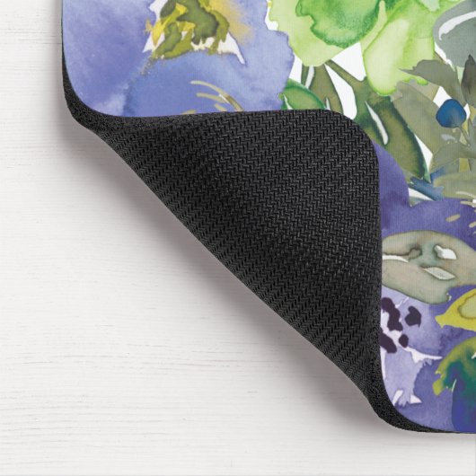 Lila Lemon Gelbgrün Mousepad (Ecke)