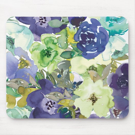 Lila Lemon Gelbgrün Mousepad (Vorne)