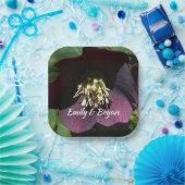 Lila Lenten Rose Ostern Blume Pappteller (Party)