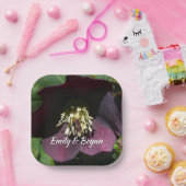 Lila Lenten Rose Ostern Blume Pappteller (Party)