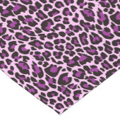 Lila Leopard-Druck Kurzer Tischläufer (Ecke)