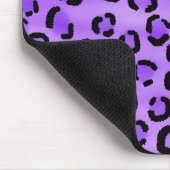 Lila Leopard-Druck-Muster Mousepad (Ecke)
