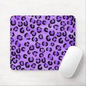 Lila Leopard-Druck-Muster Mousepad (Mit Mouse)