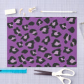 Lila Leopard-Druck-Seidenpapier Seidenpapier (Handwerk)