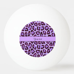 Lila Leopard-Druck Tischtennisball