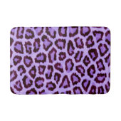 lila Leopard-Druckmuster - Wildfun Prock Badematte (Vorderseite)