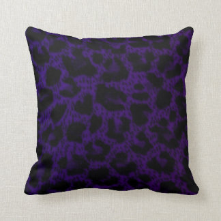 Lila Leopard-Druckthrow-Kissen Kissen