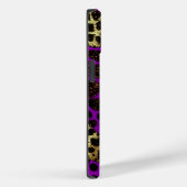 Lila Leopard Glitzer iPhone Mate Tough Case (Rückseite / Rechts)