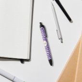 Lila Leopard-Muster Kugelschreiber