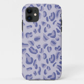 Lila Leopard Pattern Lavendel Case-Mate iPhone Hülle (Rückseite)