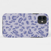 Lila Leopard Pattern Lavendel Case-Mate iPhone Hülle (Rückseite (Horizontal))