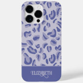 Lila Leopard Pattern Lavendel Case-Mate iPhone Hülle (Rückseite)
