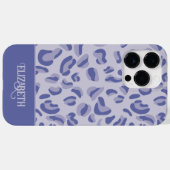 Lila Leopard Pattern Lavendel Case-Mate iPhone Hülle (Rückseite (Horizontal))