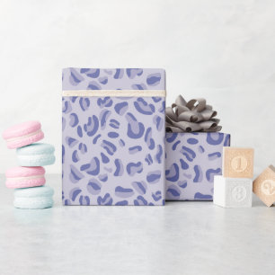 Lila Leopard Pattern Lavendel Geschenkpapier