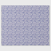 Lila Leopard Pattern Lavendel Geschenkpapier (Flach)