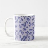 Lila Leopard Pattern Lavendel Kaffeetasse (Links)