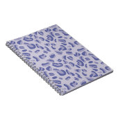 Lila Leopard Pattern Lavendel Notizblock (Rechte Seite)