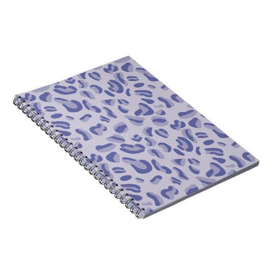 Lila Leopard Pattern Lavendel Notizblock (Rechte Seite)