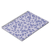 Lila Leopard Pattern Lavendel Notizblock (Linke Seite)