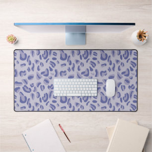 Lila Leopard Pattern Lavendel Schreibtischunterlage