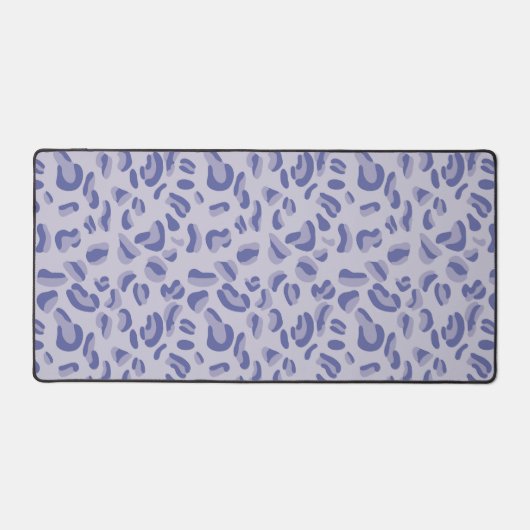 Lila Leopard Pattern Lavendel Schreibtischunterlage (Vorderseite)