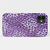 Lila Leopard Print Iphone 5S Fall Case-Mate iPhone Hülle (Rückseite (Horizontal))