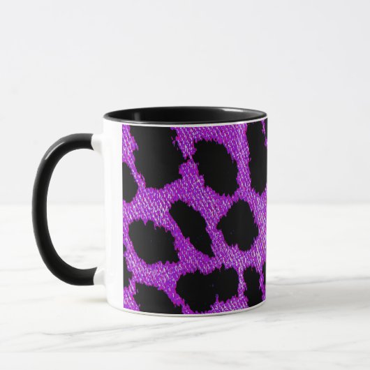 Lila Leopard Tasse (Links)