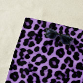 Lila Leoparden Druckmuster Strandtuch (Beispiel)