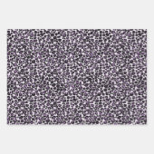 Lila Leopardendruck Geschenkpapier Set (Vorderseite 3)