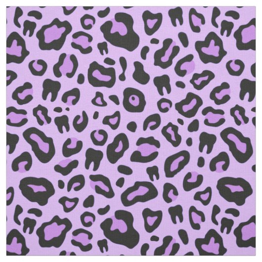 Lila Leopardendruck Stoff (Muster)